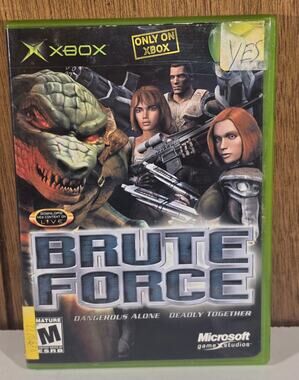 Brute Force Original Xbox Game Complete CIB Microsoft Game Studios